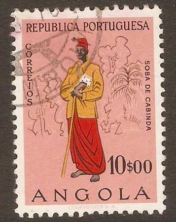 Angola 1957 10E Cabinda chief. SG531.